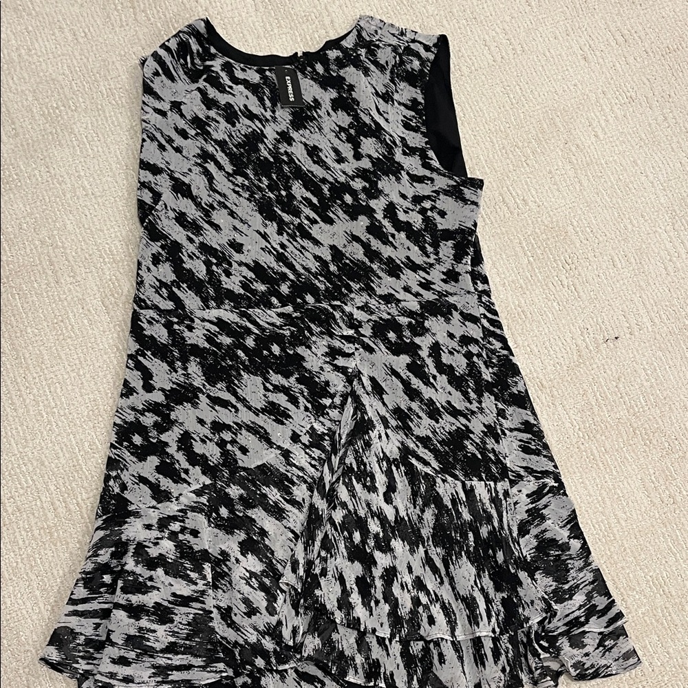 Stylish Black and Gray dress